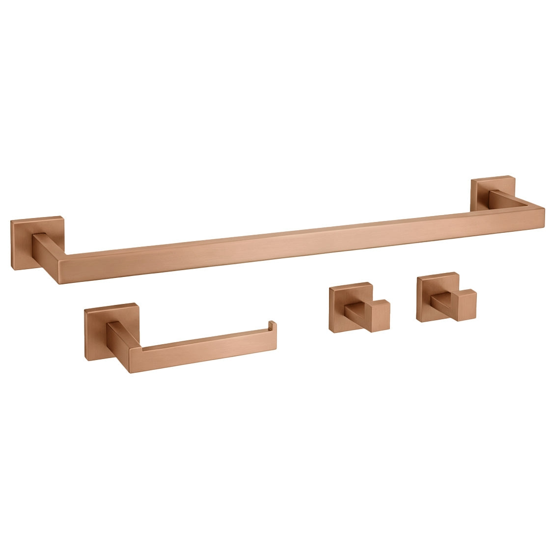 Badezimmer-accessoire-set Rio Brush Copper 4-teilig  2