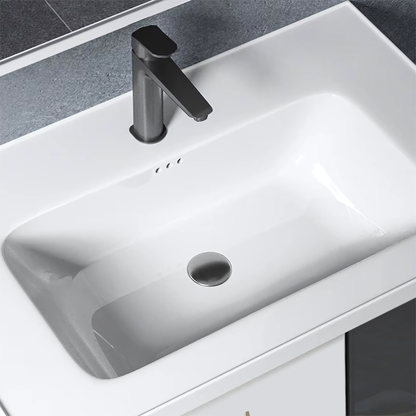 Badezimmermöbel-set Mit Waschbecken Paris 60cm White  4
