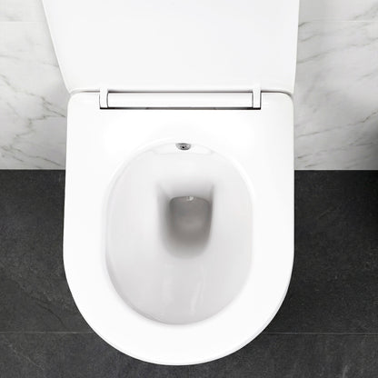 wandhängendes WC REA Carlo Lux Rimless mit Bidetfunktion  4