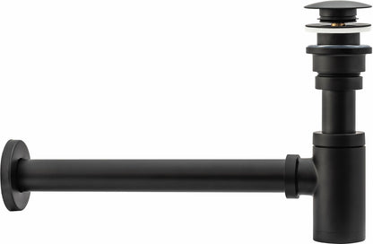 Waschbecken-Siphon Klik-Klak Universal Rea Schwarz Old Black 3