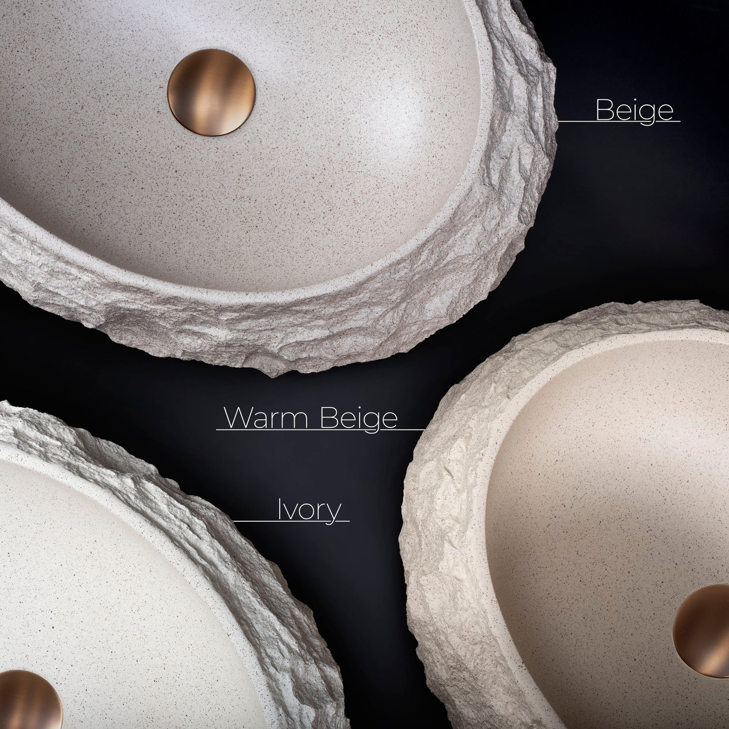 Aufsatzwaschbecken Rea Mika Ivory  8