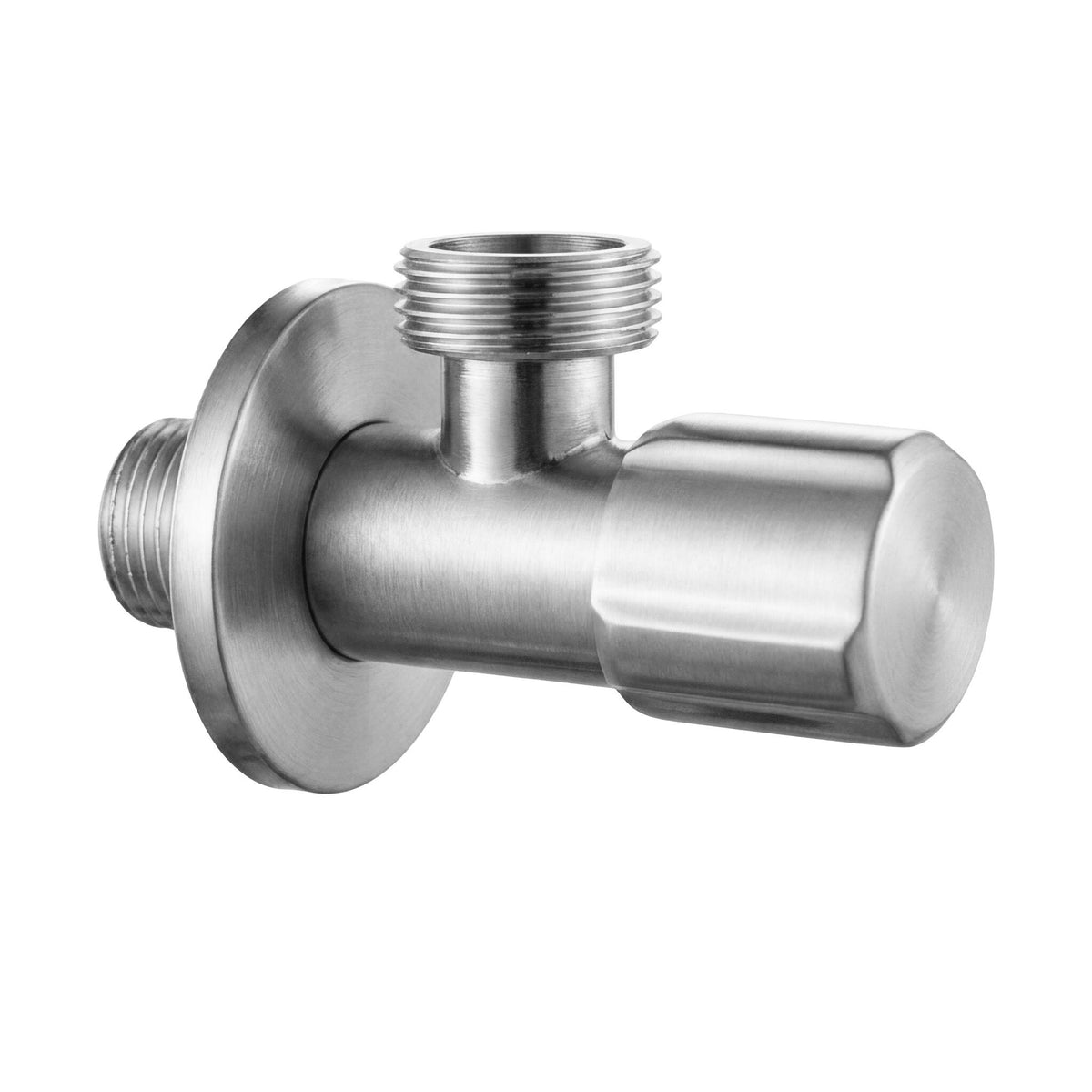 Eckventil 02 1/2" X 3/4" Brush Nickle 1