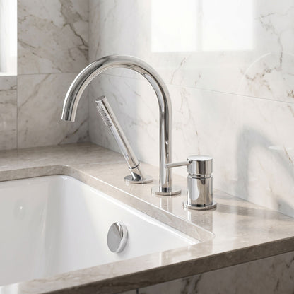 3-Loch-Badewannenarmatur Rea Lungo Chrome 8