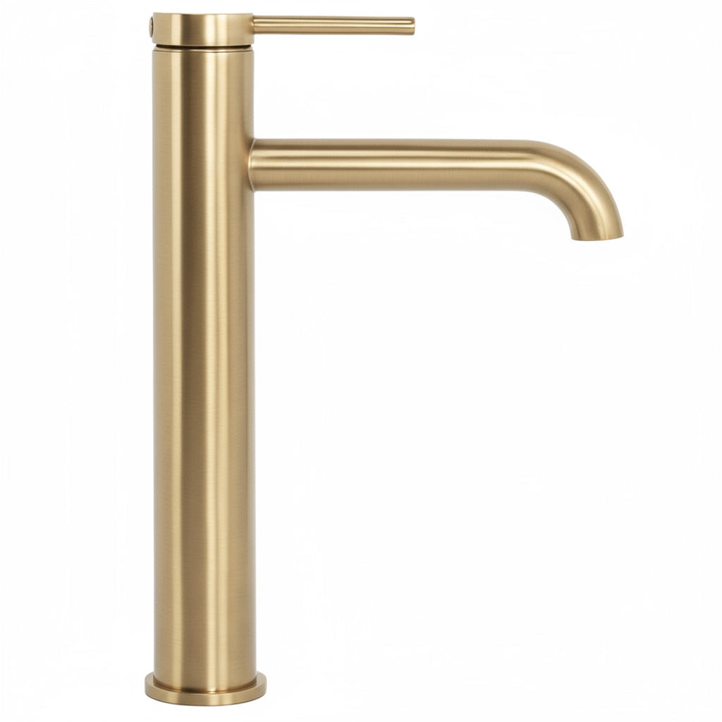 Waschbeckenarmatur Rea Spot Brush Gold High  3