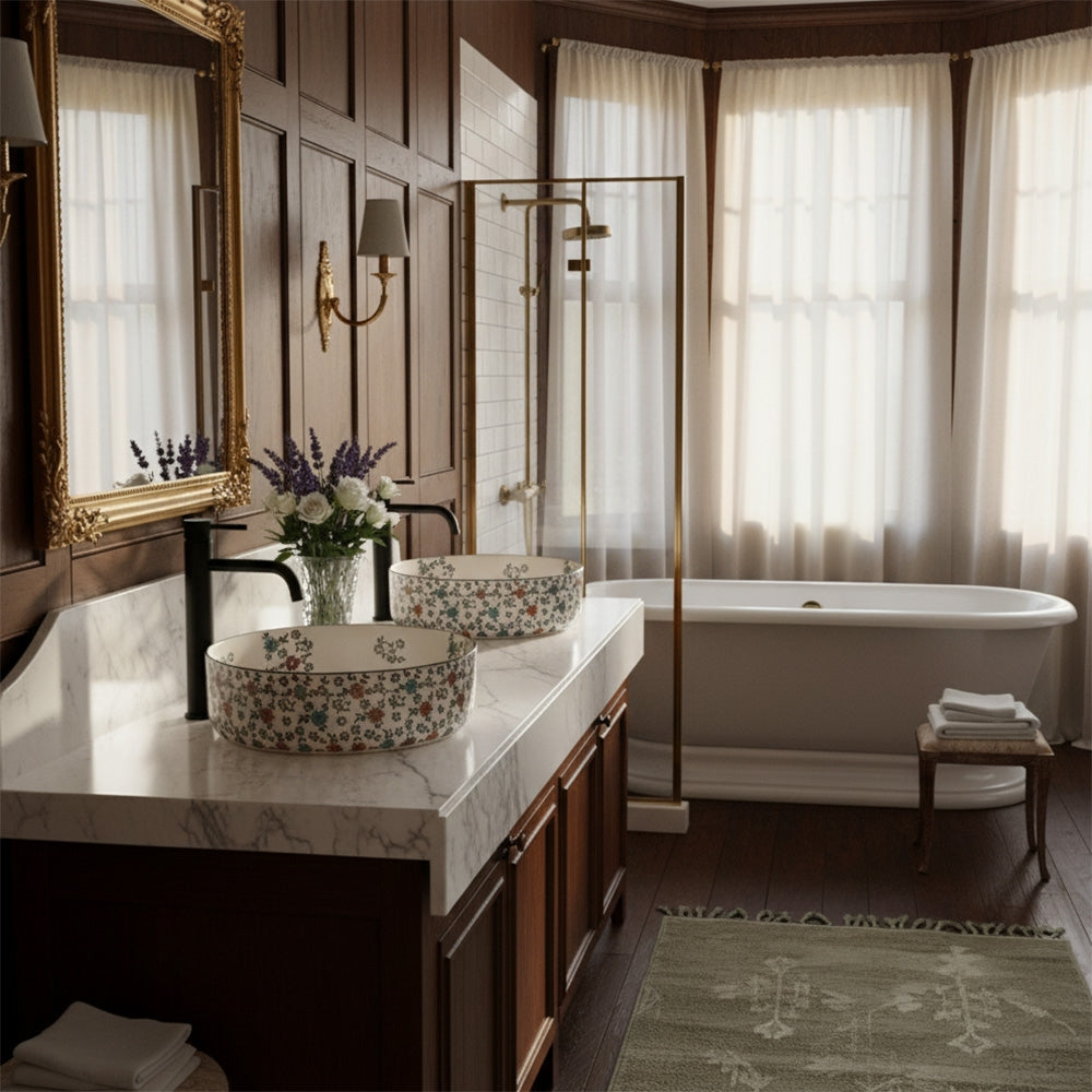 Aufsatzwaschbecken Rea Stefania Fiori  7