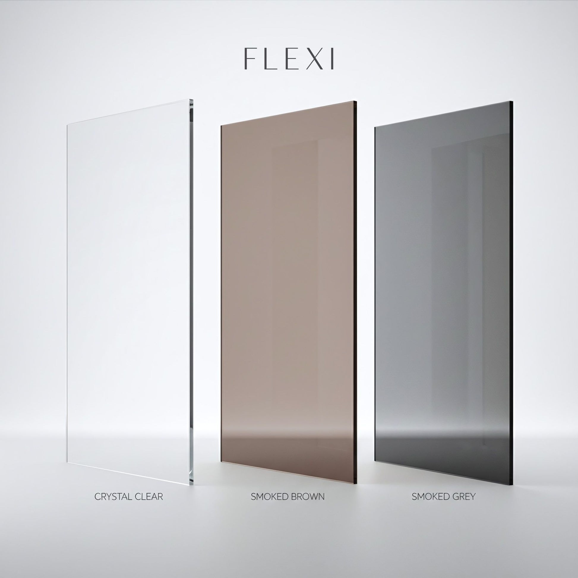 Duschwand Rea Flexi Grey / Titan 80  8