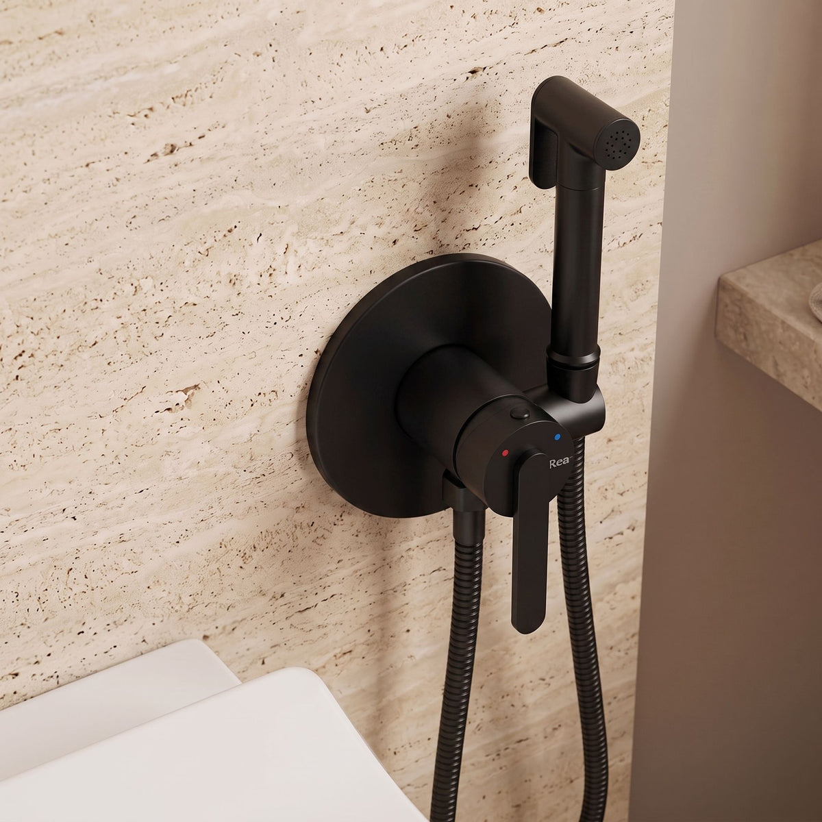 Bidetarmatur Rea Ontario Black 4