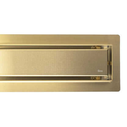 Duschrinne REA Neox pro Brush Gold 60  8