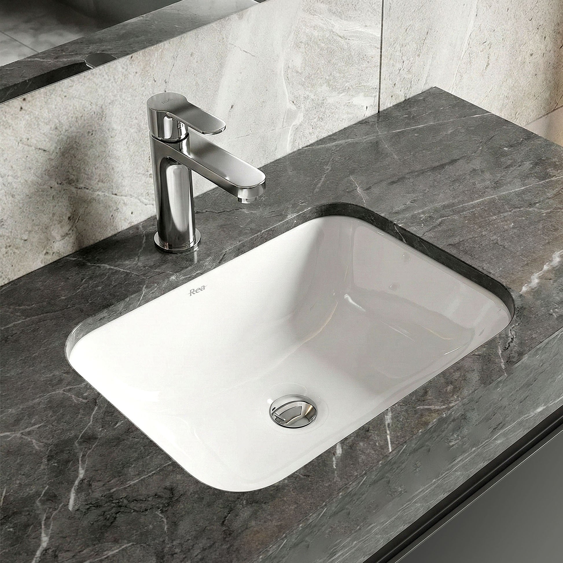 Unterbauwaschbecken Rea Anabel 40  4