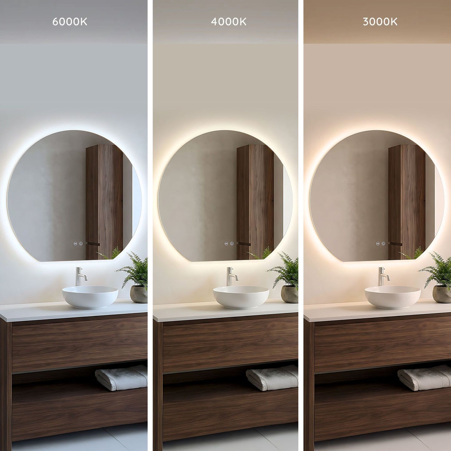 Spiegel LED 80cm Fabio  4