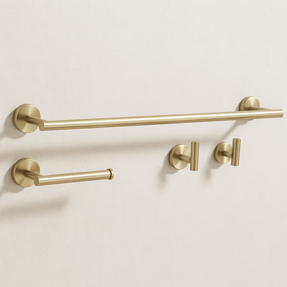 Badezimmer-accessoire-set Ari Brush Gold 4-teilig  1