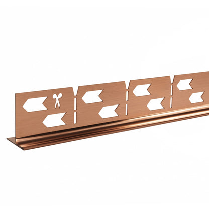 Gefälleprofil 100cm Brush Copper linke 4