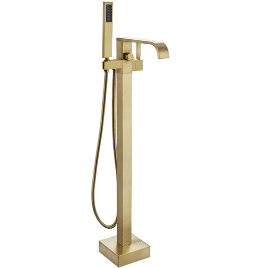 Wannenarmatur Rea Carat Gold Brush  1