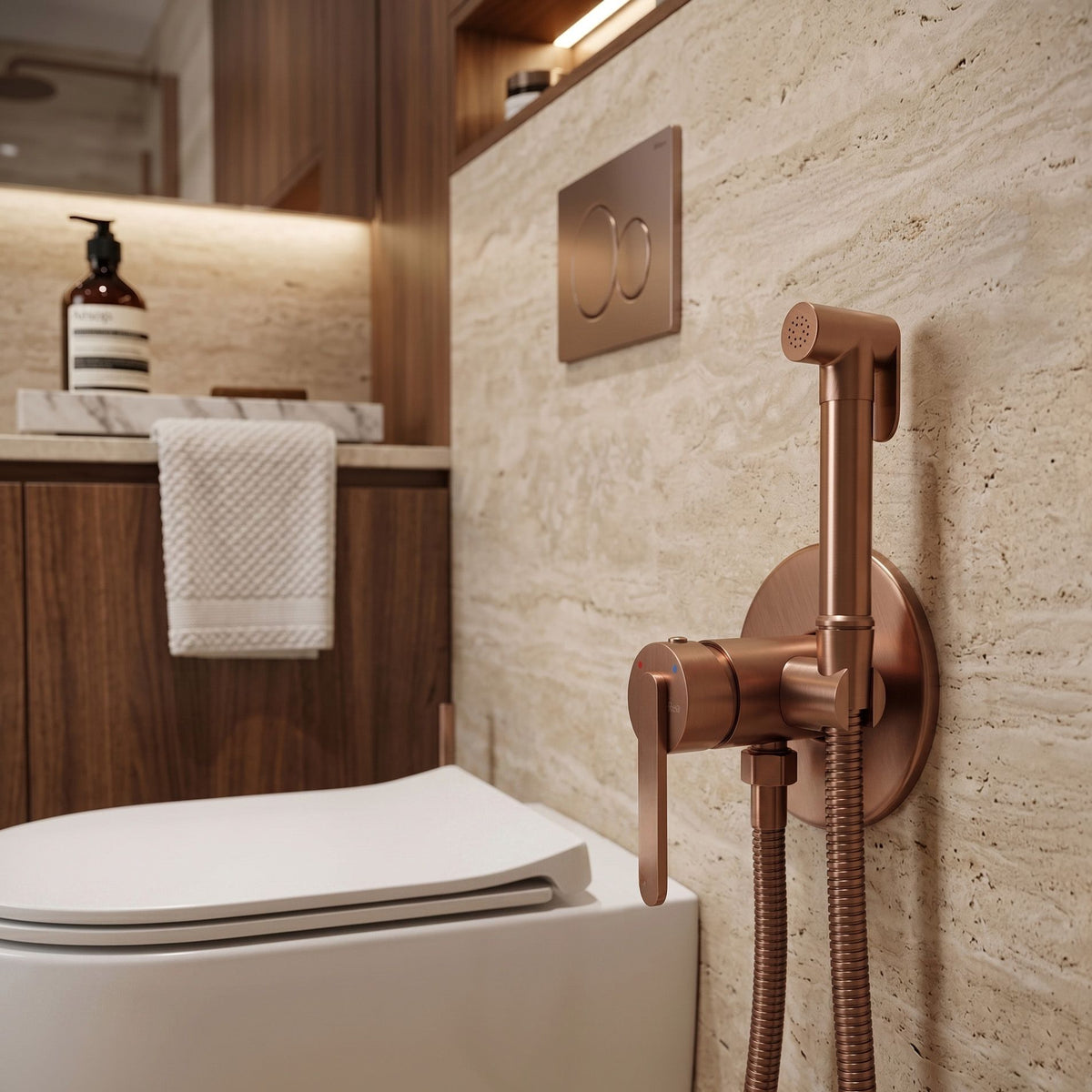Bidetarmatur Rea Ontario Brush Copper 5