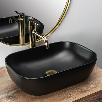 Aufsatzwaschbecken Rea Belinda Black Mat 2
