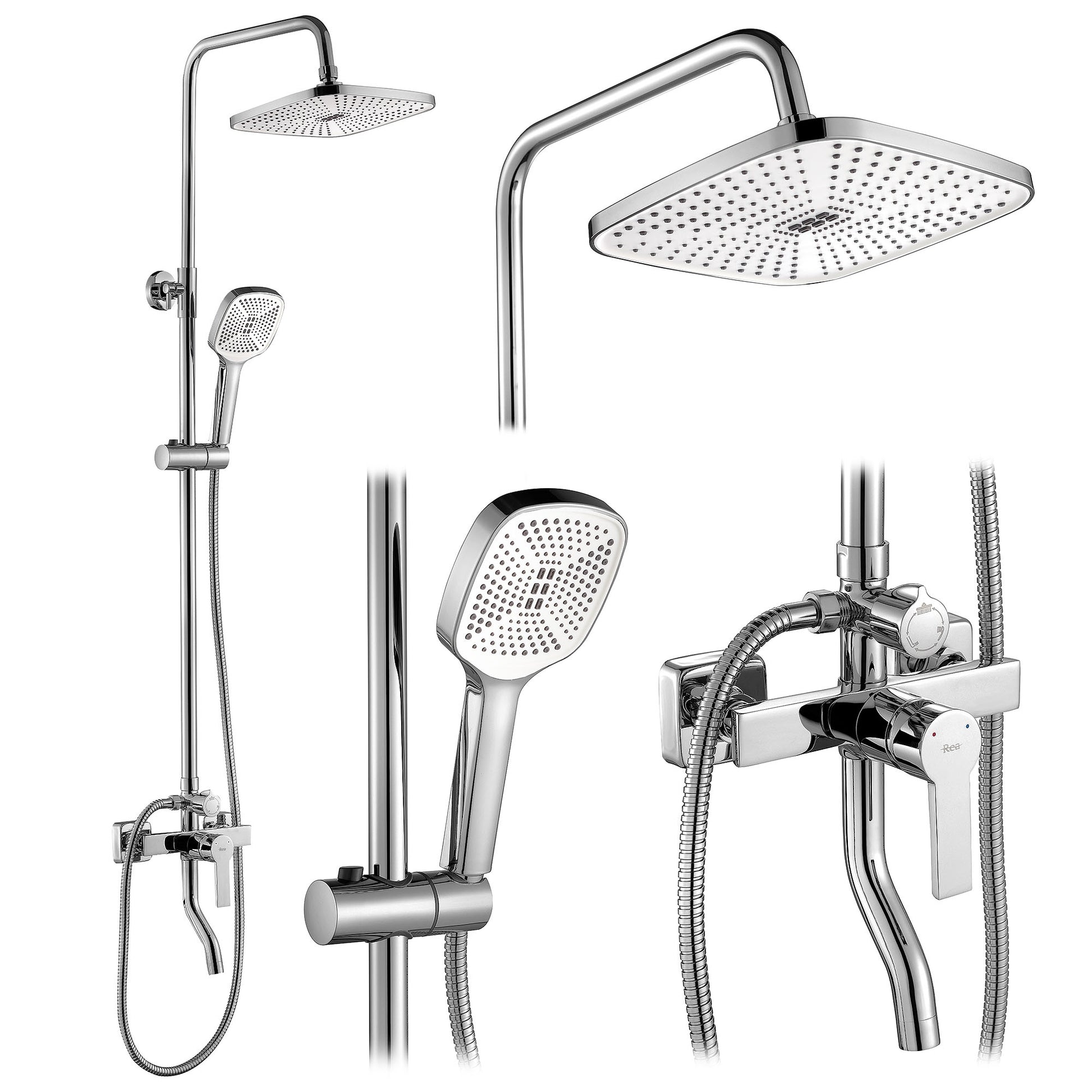 Duschgarnitur MY2021-77C REA ARGUS CHROME  1