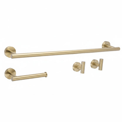 Badezimmer-accessoire-set Ari Brush Gold 4-teilig  2