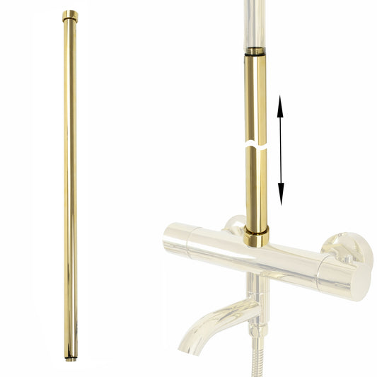 Verlängerung Für Bade-duschgarnitur Gold 60cm  1