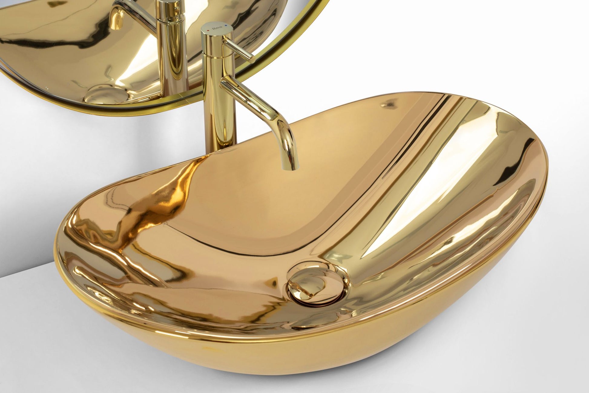 Aufsatzwaschbecken Rea Royal Gold 2