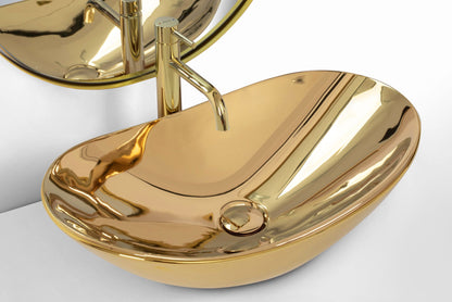 Aufsatzwaschbecken Rea Royal Gold 2