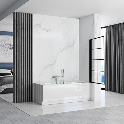 Badewanneaufsatz Rea Lagos-1 drehbar 70 Black 3