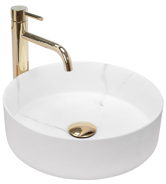 Aufsatzwaschbecken Rea Sami Marble Mat 1
