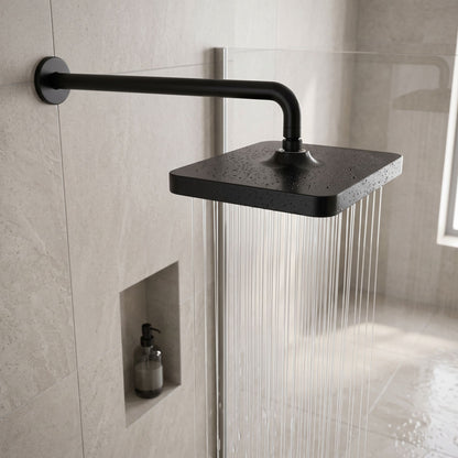 Rechteckige Regendusche REA JS-032 Black 8