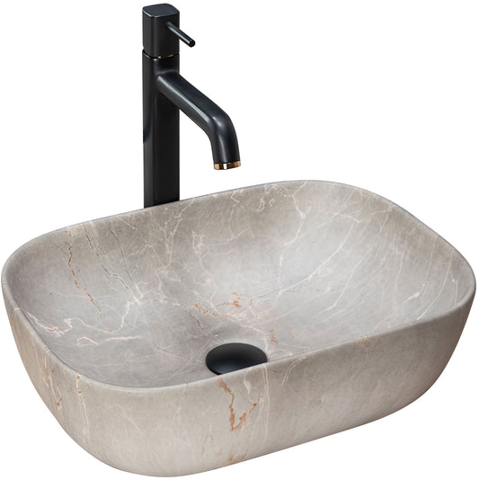 Aufsatzwaschbecken Rea Livia Beige 1