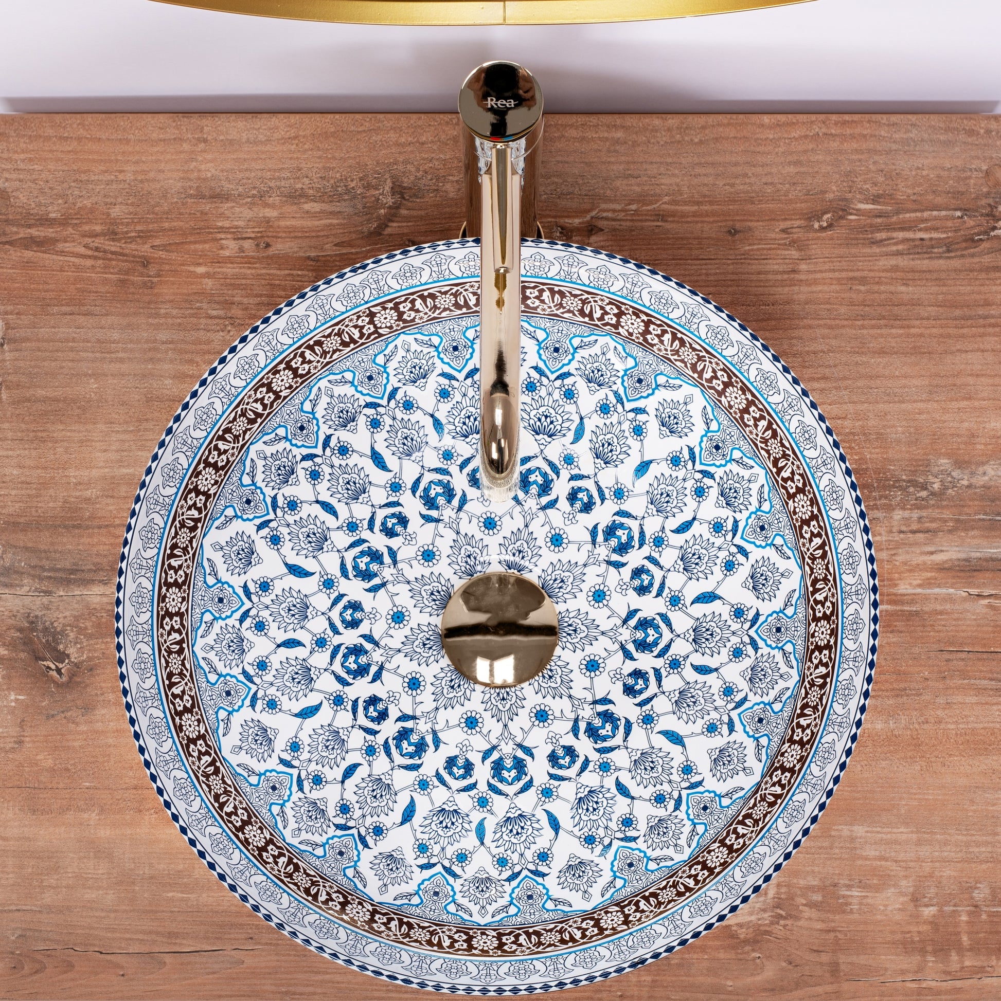 Aufsatzwaschbecken REA ARTE BLUE  4