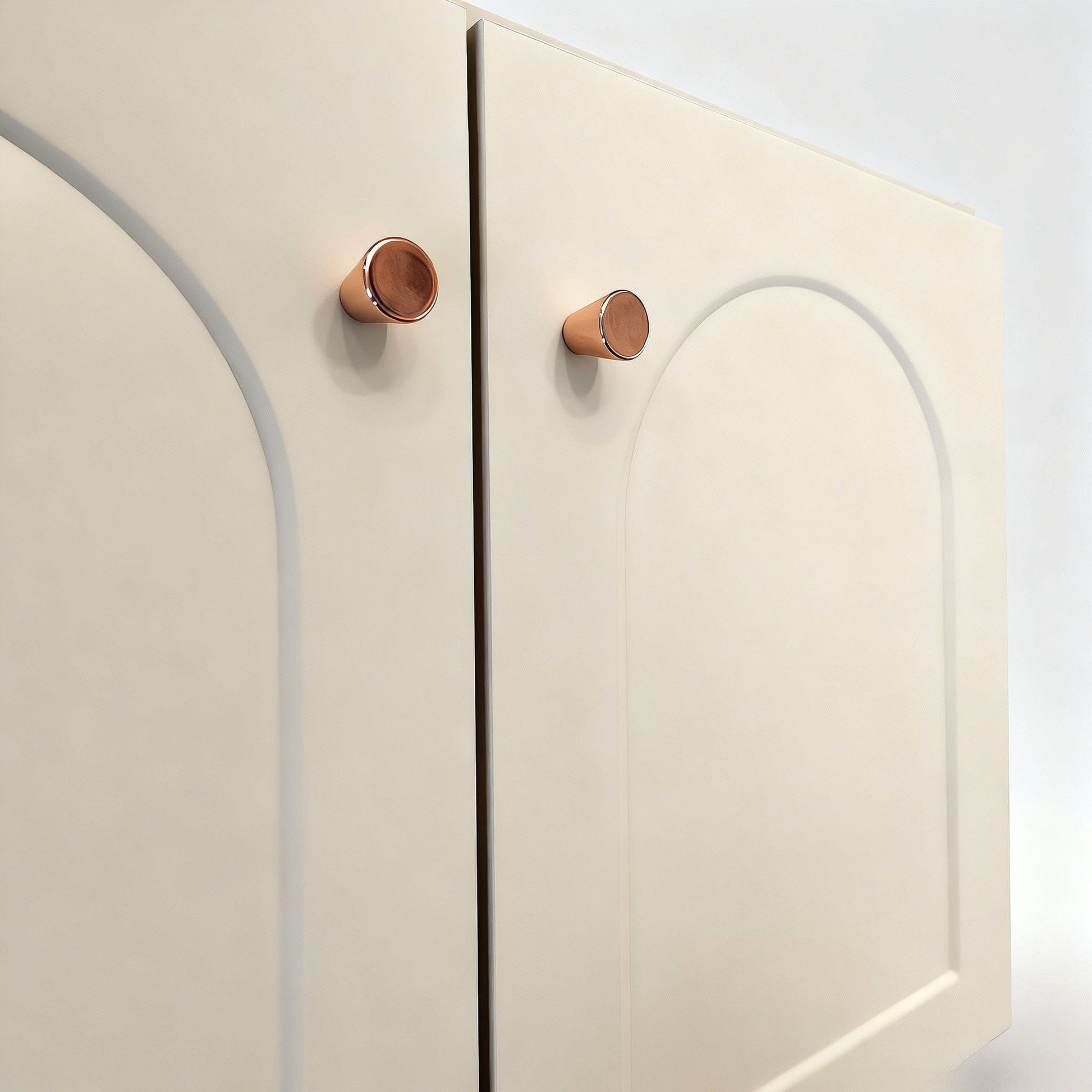 Badezimmermöbel-Set mit Waschbecken Denver 60cm Creme  3