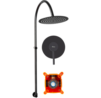 Duschset Lugano Black Rea+BOX  1
