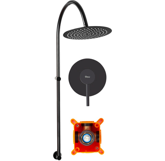Duschset Lugano Black Rea+BOX  1