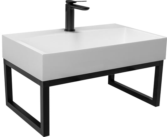 Waschbecken Konglomerat GOYA 60 cm+Waschtischplatte  1