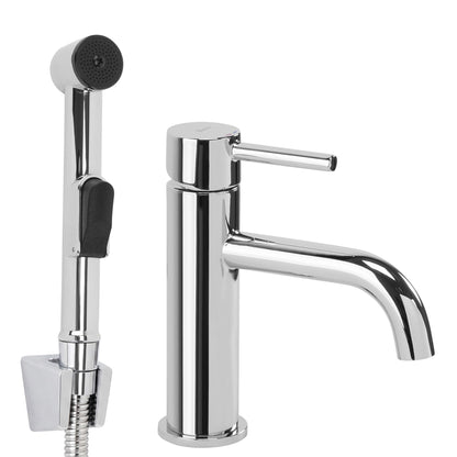 Waschtischarmatur Mit Bidetta Rea Lungo Chrome 11
