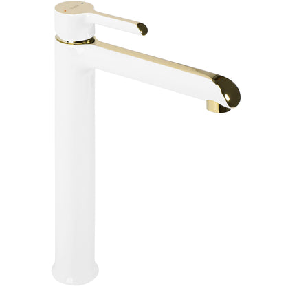 Waschbeckenarmatur Rea MELIA white gold High 1