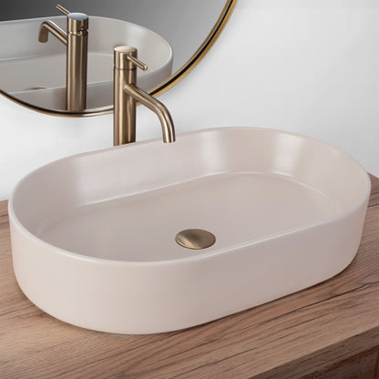Aufsatzwaschbecken Rea NADIA 60 BEIGE MATT  2