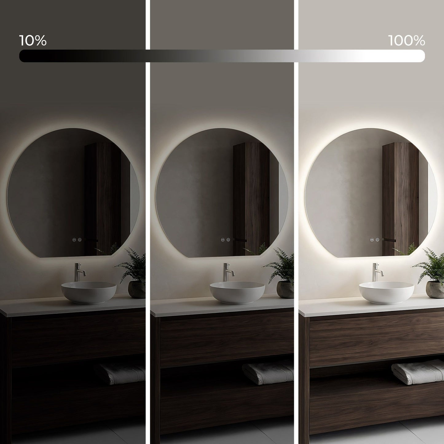 Spiegel LED 100cm Fabio  5