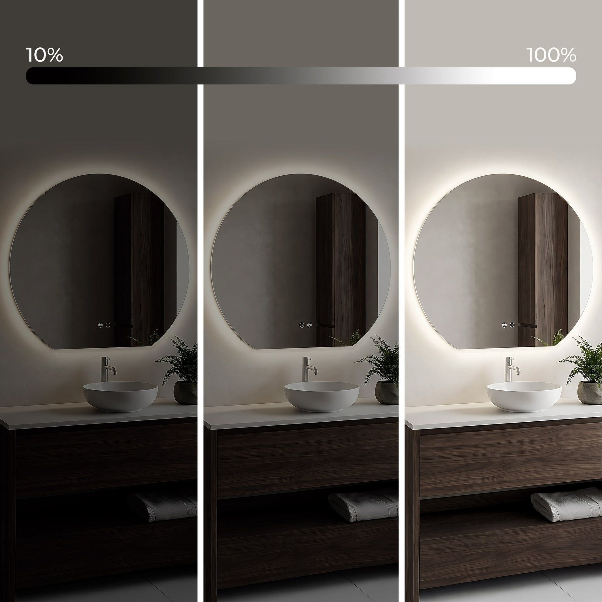 Spiegel LED 100cm Fabio  5