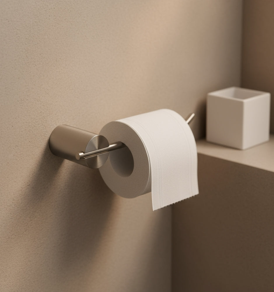 Halter Für Toilettenpapier Tomi 5809 Brush Nickle  2