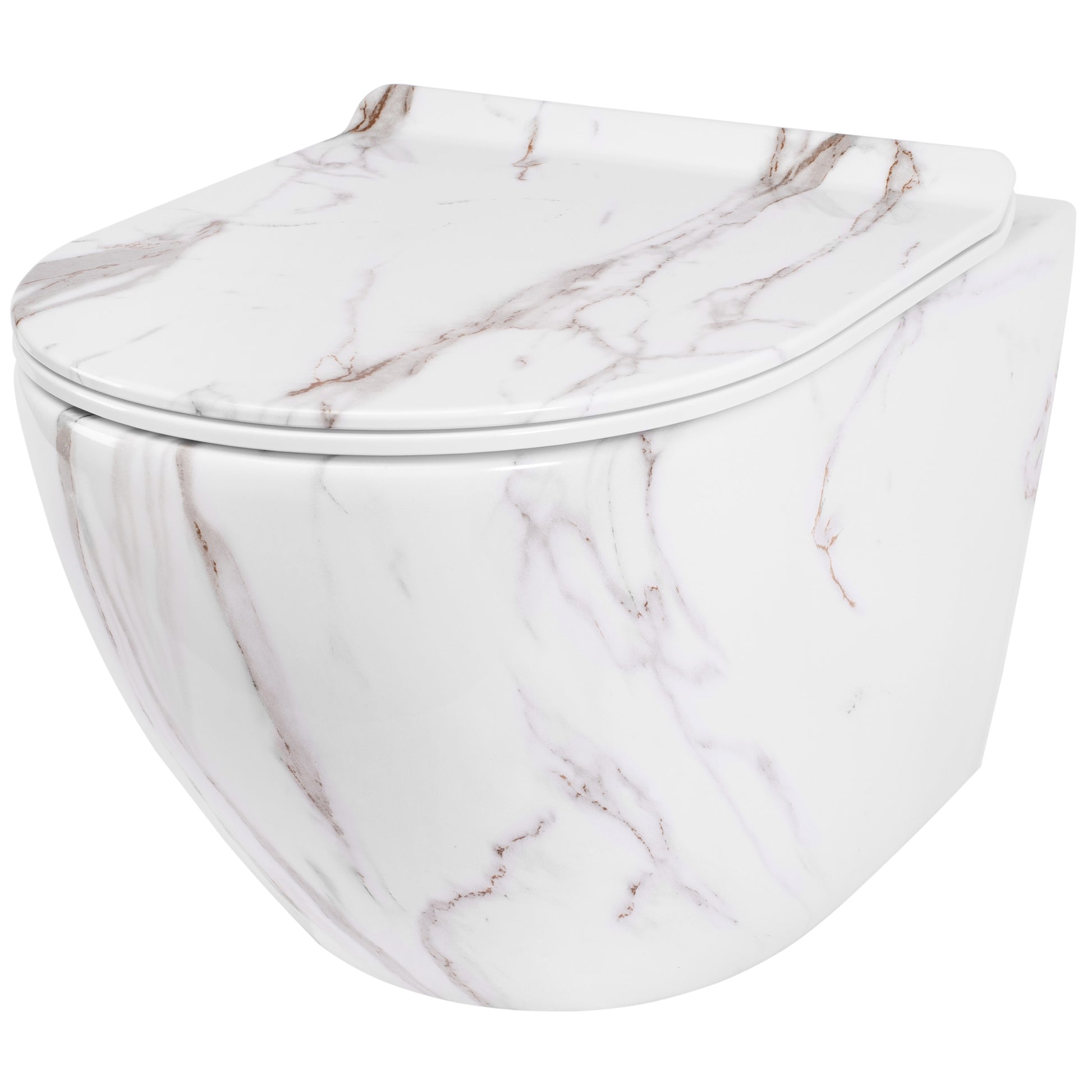 WC Schüssel Randlos  Rea Carlos Slim Rimless Aiax Shiny  1