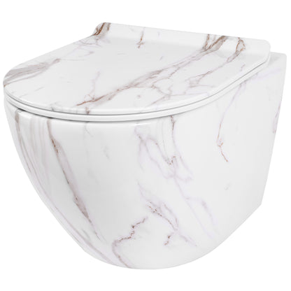 WC Schüssel Randlos  Rea Carlos Slim Rimless Aiax Shiny  1