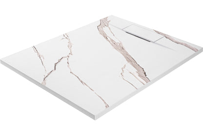 Duschtasse Bazalt CARRARA WHITE 90x120  6