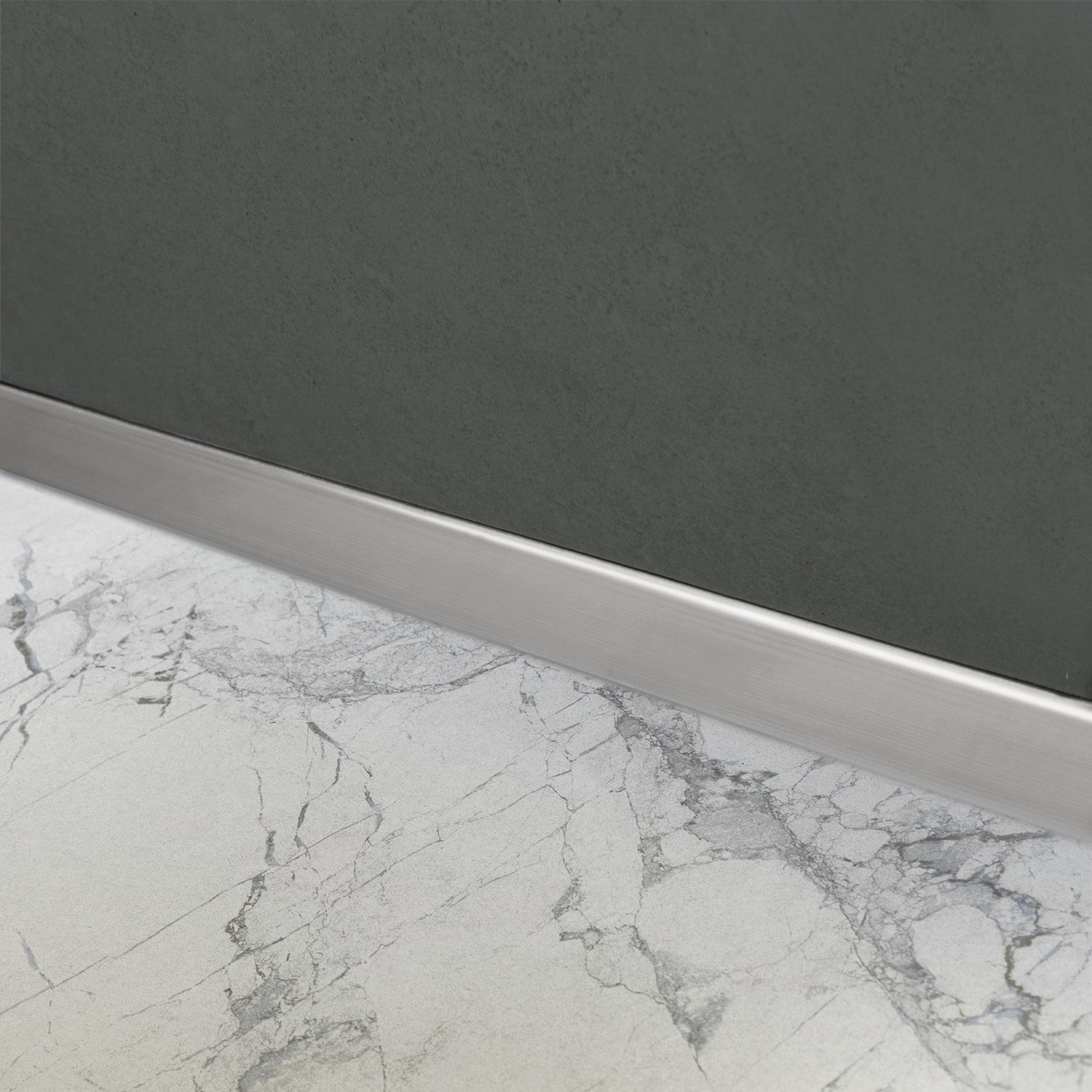 Listwa Brodzikowa Czołowa 130cm Brush Nickel  3