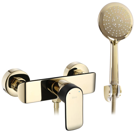 Duscharmatur REA Bloom Black Gold  1