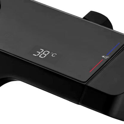 Duschgarnitur mit Thermostat REA ROB Black  3