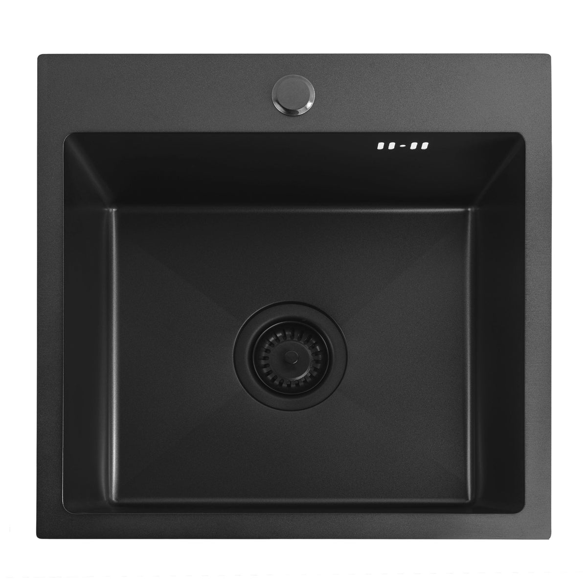 Stahlspüle Mit 3-teiligem Zubehörset REA Leo 40 Black 6