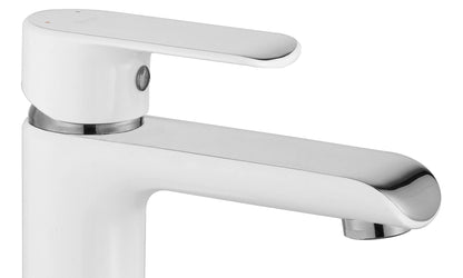 Waschbeckenarmatur REA Bloom White Chrom high  3