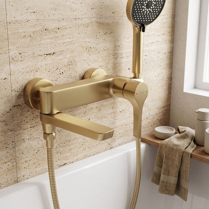Wannenarmatur PREMIUM REA Maxim Brush Gold 4