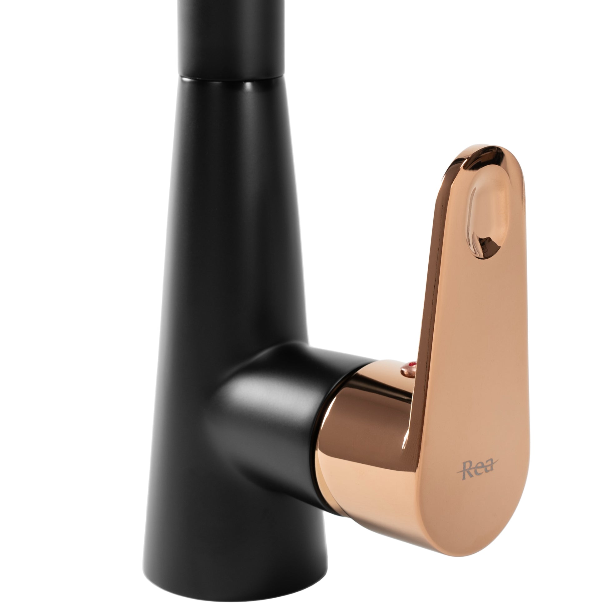 Küchearmatur Rea Mild black mat rose gold  6