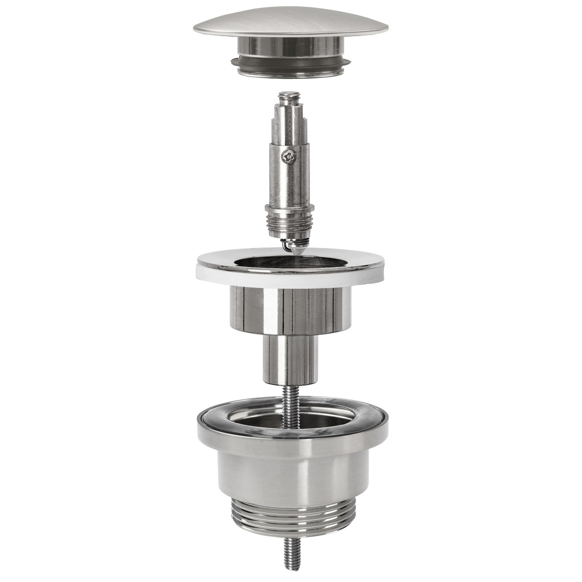 Siphon Klik-Klak Universal REA BRUSH NICKLE INOX  4